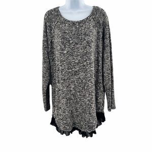 Insider Lafi Knit Sweater Dress Tunic Top